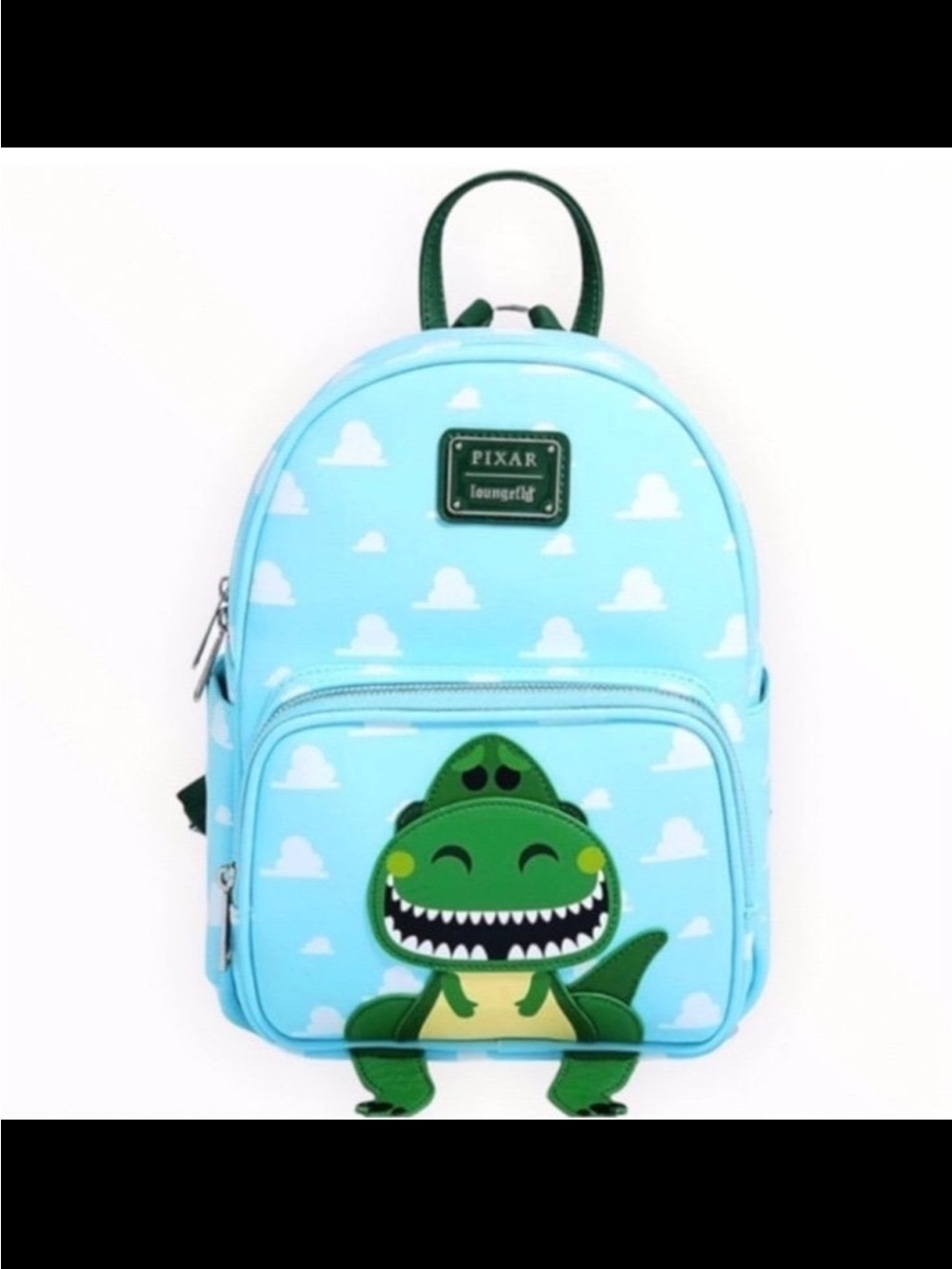 Rare Limited Loungefly Light Blue Rex Dinosaur Mini Backpack